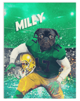 Manta personalizada para mascotas 'Notre Dame Doggos'