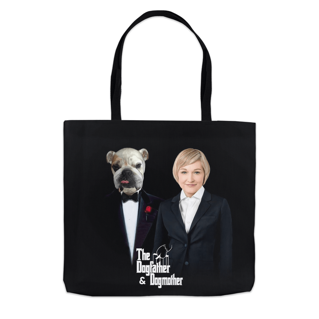 Bolsa de tela personalizada para mascotas/humanos &#39;The Dogfather &amp;amp; Dogmother&#39;