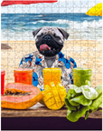 Puzzle personalizado para mascotas 'El perro de la playa'