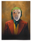 Manta personalizada para mascotas 'Joker Doggo'