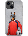 Funda para móvil personalizada 'El portero de fútbol'