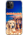 Funda para teléfono personalizada 'Doggos Of Chicago'