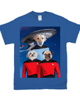 Camiseta personalizada con 3 mascotas 'Doggo-Trek'