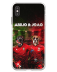 'Portugal Doggos' Funda personalizada para teléfono con 2 mascotas