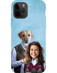 Funda para teléfono personalizada 'Step Doggo &amp; Human (hembra)'