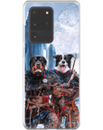 Funda personalizada para teléfono con 2 mascotas 'The Viking Warriors'