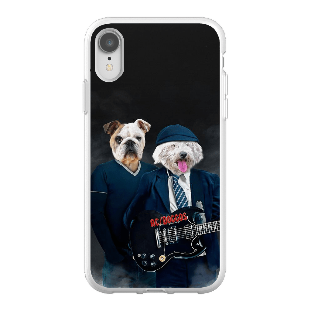 Funda personalizada para teléfono con 2 mascotas &#39;AC/Doggos&#39;