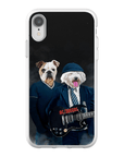 Funda personalizada para teléfono con 2 mascotas 'AC/Doggos'