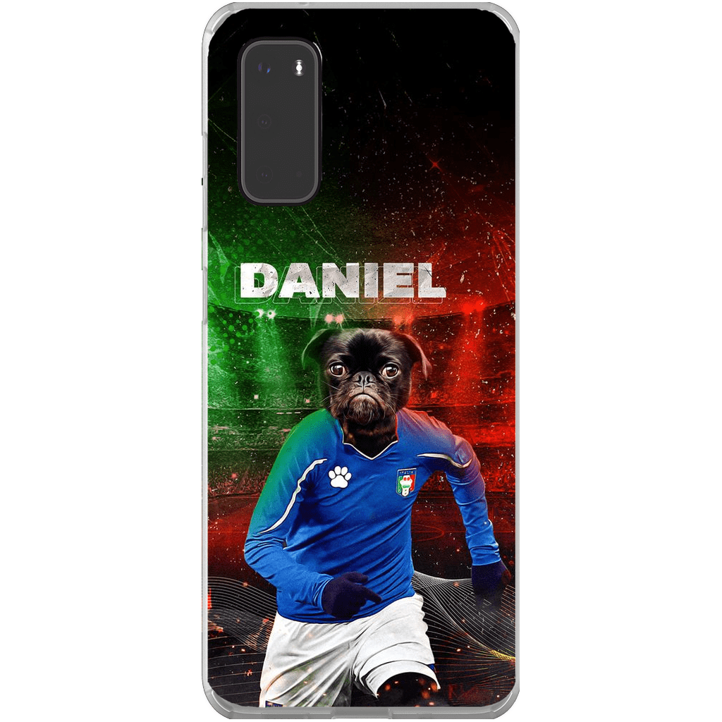 Funda para móvil personalizada &#39;Italia Doggos Soccer&#39;