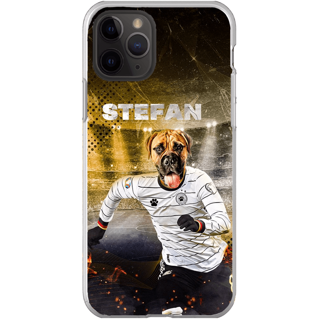 Funda para móvil personalizada &#39;Alemania Doggos Soccer&#39;