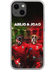 'Portugal Doggos' Funda personalizada para teléfono con 2 mascotas