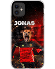 Funda para móvil personalizada 'Belgium Doggos Soccer'