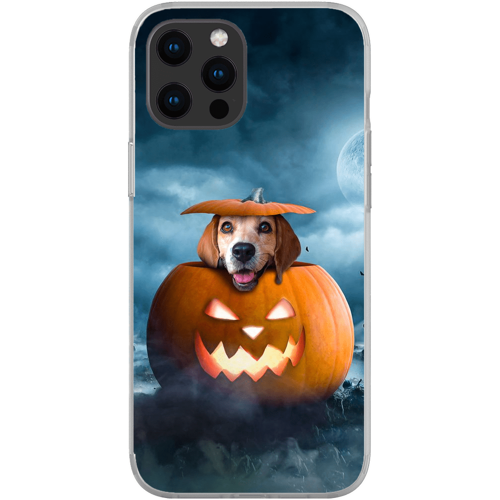 Funda para móvil personalizada &#39;The Pawmpkin&#39;