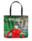 Bolsa de tela personalizada 'Wales Doggos Soccer'