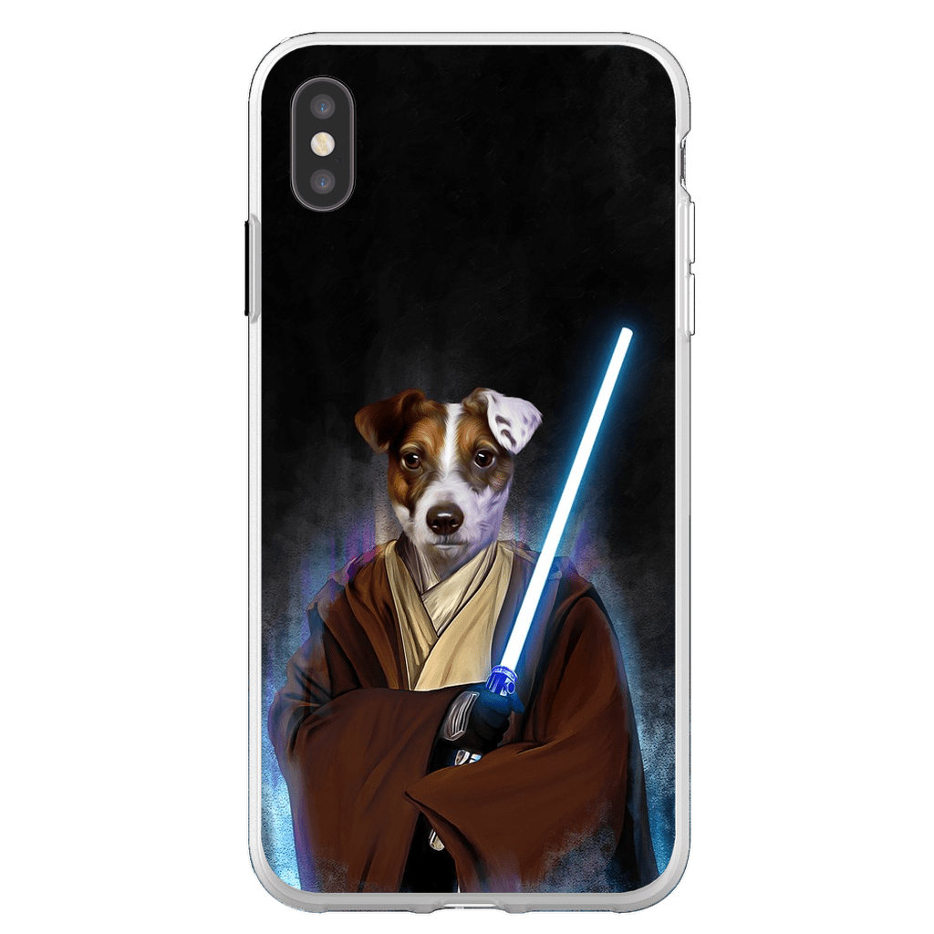 Funda para móvil personalizada &#39;Doggo-Jedi&#39;