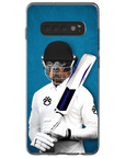 Funda para teléfono personalizada 'El jugador de críquet'