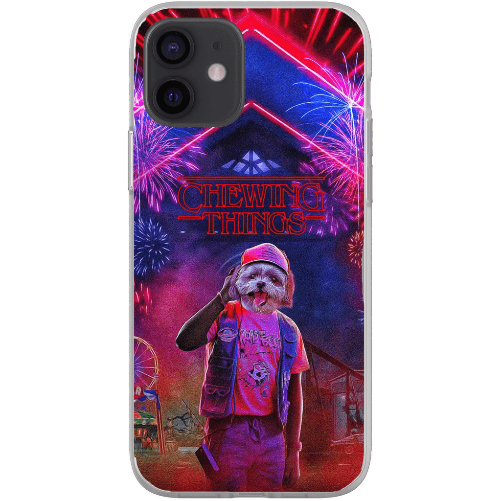 Funda para móvil personalizada &#39;Masticar cosas&#39;