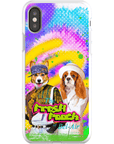 Funda personalizada para teléfono con 2 mascotas 'The Fresh Pooch'