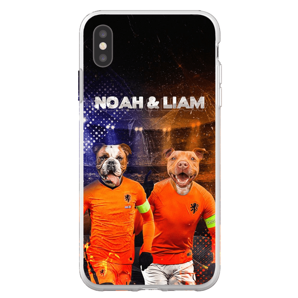 Funda personalizada para teléfono con 2 mascotas &#39;Holland Doggos&#39;