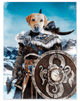 Póster Perro personalizado 'Viking Warrior'