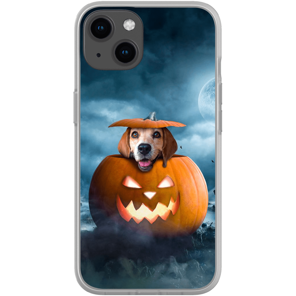 Funda para móvil personalizada &#39;The Pawmpkin&#39;