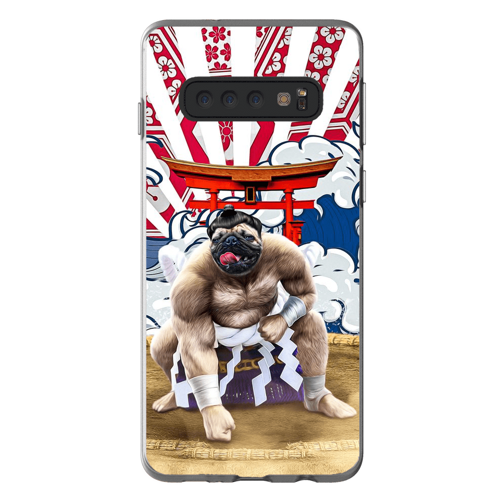 Funda para móvil personalizada &#39;El luchador de sumo&#39;