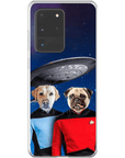 Funda personalizada para teléfono con 2 mascotas 'Doggo-Trek'