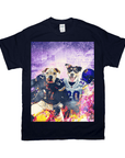 Camiseta personalizada para 2 mascotas 'Minnesota Doggos'