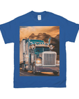 Camiseta personalizada con 2 mascotas 'The Truckers'