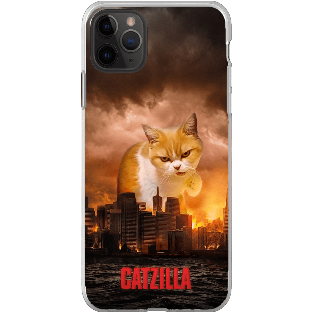 Funda para móvil personalizada &#39;Catzilla&#39;