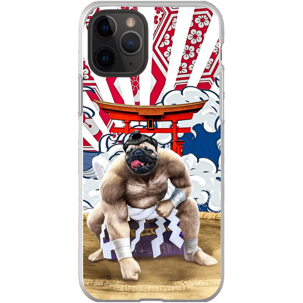 Funda para móvil personalizada &#39;El luchador de sumo&#39;