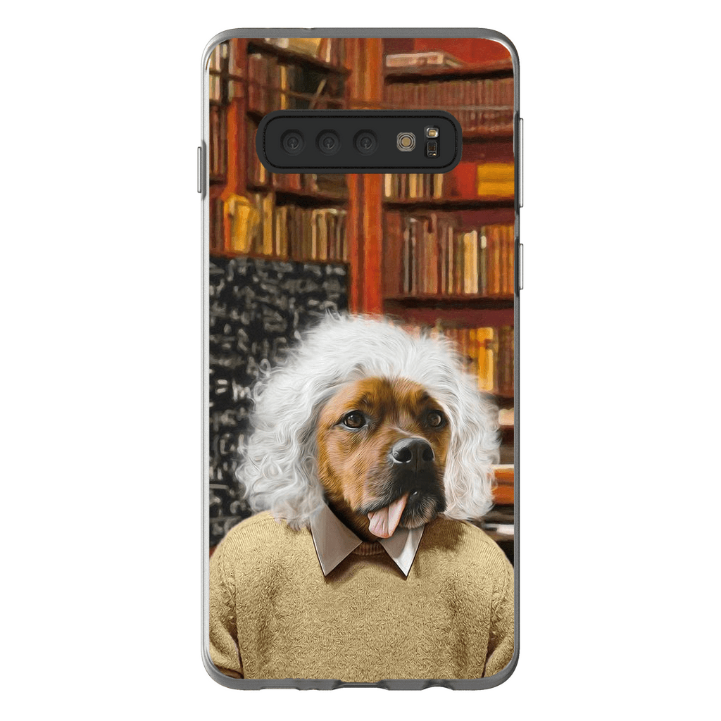 Funda para móvil personalizada &#39;Albert Pawstein&#39;