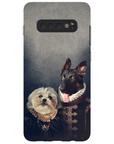 Funda personalizada para teléfono con 2 mascotas 'Duque y Duquesa'