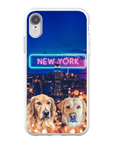 Funda personalizada para teléfono con 2 mascotas 'Doggos of New York'