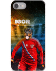 Funda para móvil personalizada 'Russia Doggos Soccer'