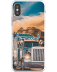 Funda personalizada para teléfono con 2 mascotas 'The Truckers'