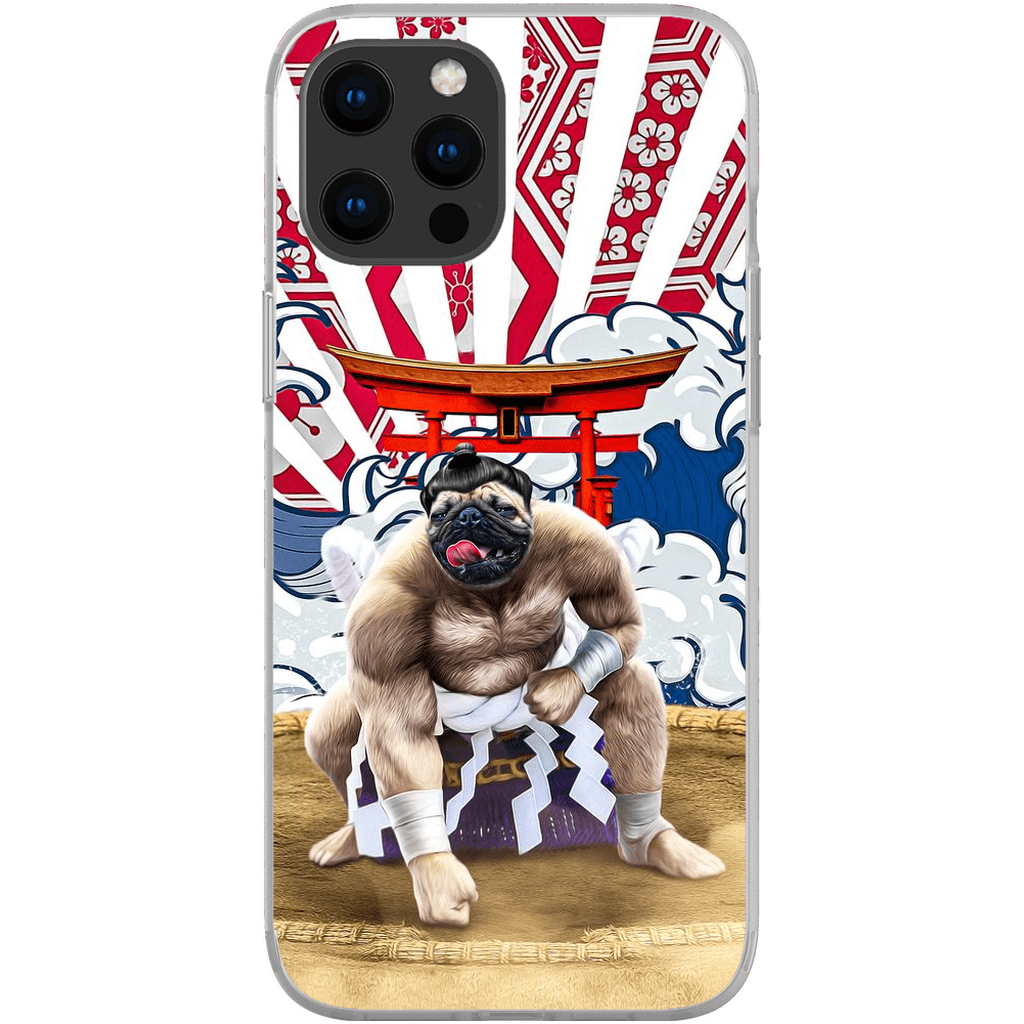 Funda para móvil personalizada &#39;El luchador de sumo&#39;