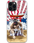 Funda para móvil personalizada 'El luchador de sumo'