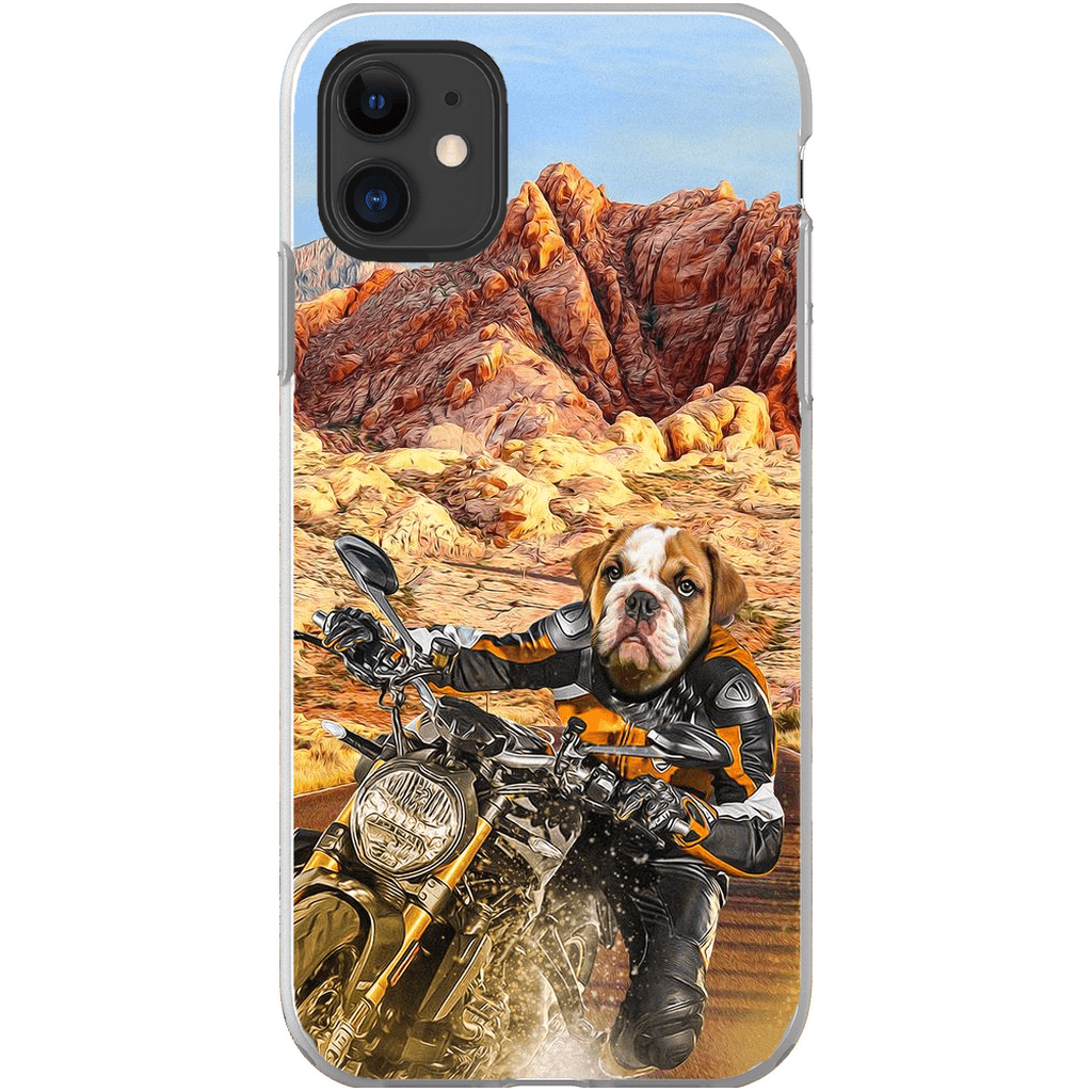 Funda para móvil personalizada &#39;Dogati Rider&#39;