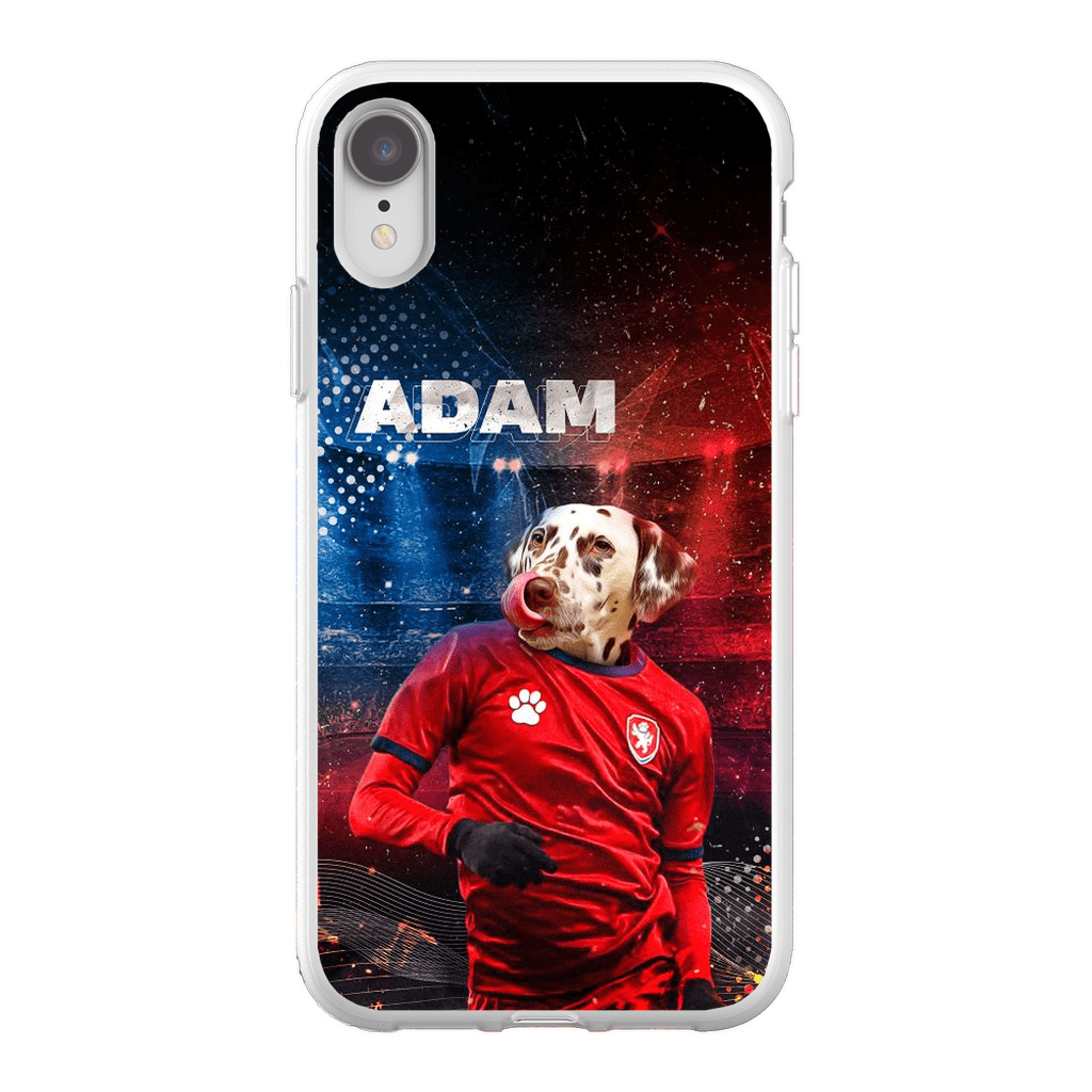 Funda para teléfono personalizada &#39;Fútbol de Doggos Checos&#39;