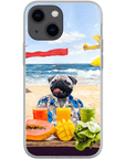 Funda para móvil personalizada 'El perro de la playa'