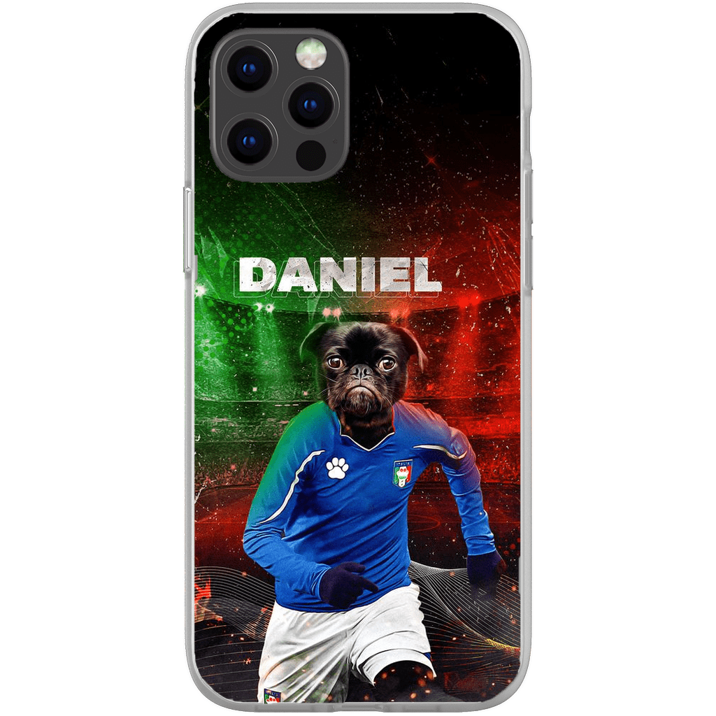 Funda para móvil personalizada &#39;Italia Doggos Soccer&#39;