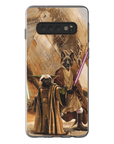 Funda personalizada para teléfono con 2 mascotas 'Yodogg &amp; Jedi-Doggo'