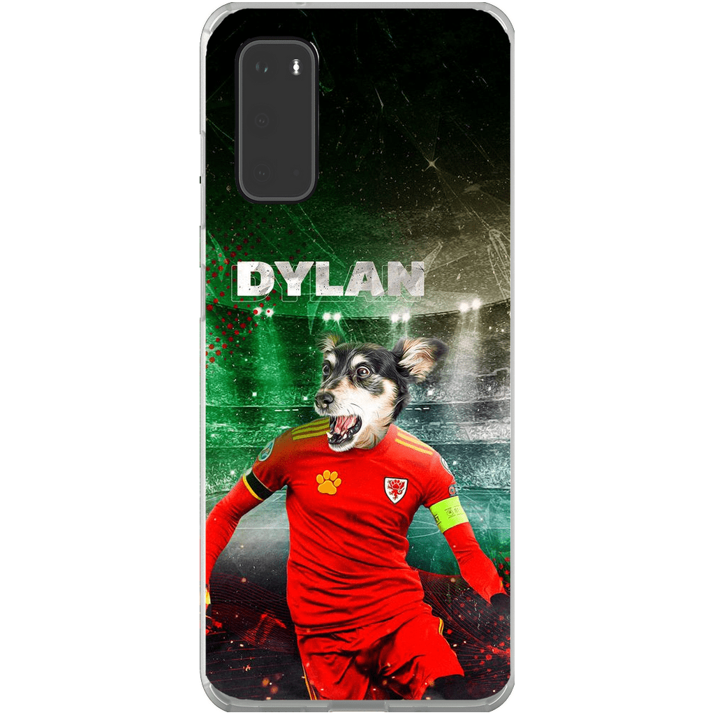 Funda para teléfono personalizada &#39;Wales Doggos Soccer&#39;