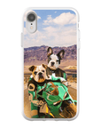 Funda personalizada para teléfono con 2 mascotas 'Kawadawgi Riders'