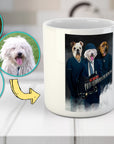 Taza personalizada con 3 mascotas 'AC/Doggos'