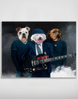 Póster personalizado de 3 mascotas 'AC/Doggos'