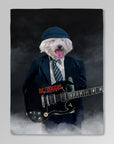 Manta personalizada para mascotas 'AC/Doggo'