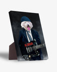 Lienzo personalizado para mascotas 'AC/Doggo'