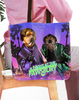 Bolsa de mano personalizada para 2 mascotas 'A Night at the Pawsbury'